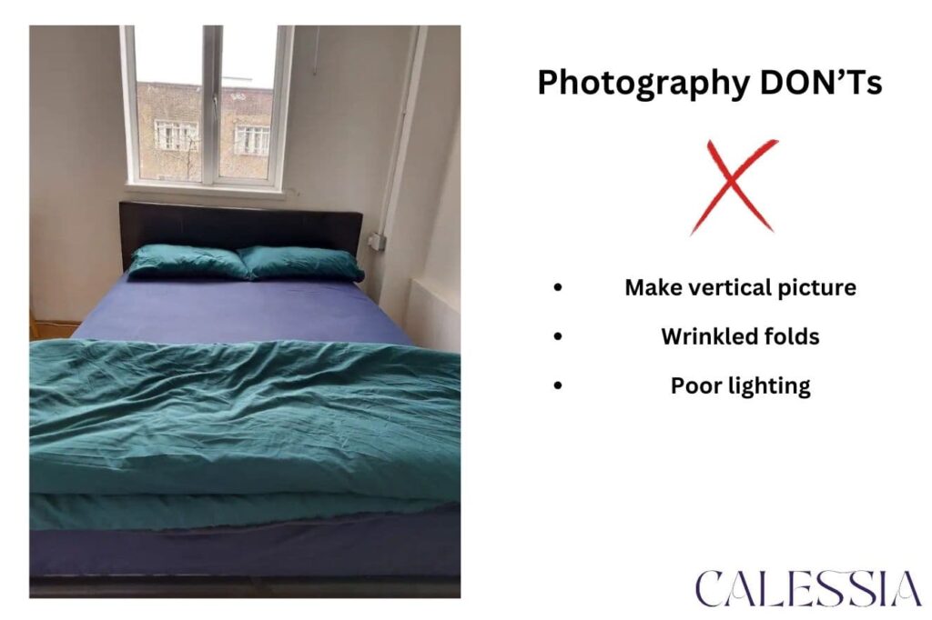 How to make Airbnb photos - DON'Ts