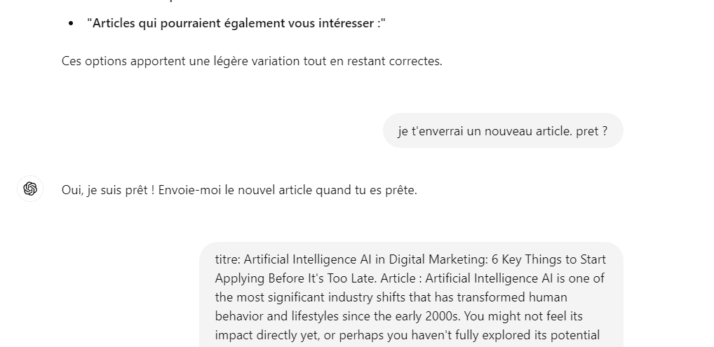 Intelligence Artificielle IA dans le marketing digital par calessia digital